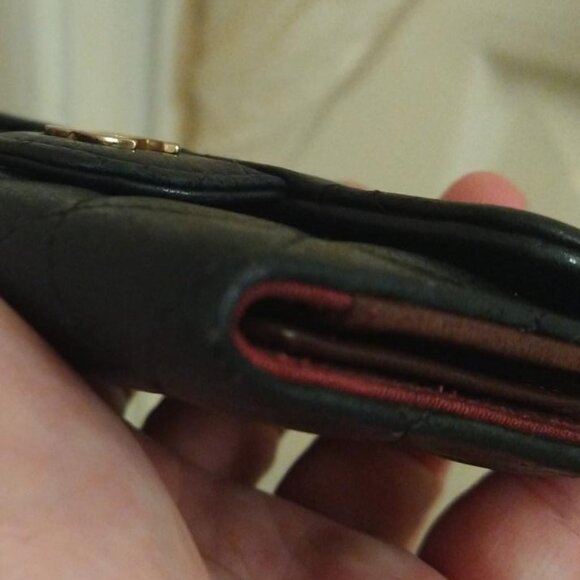 Chanel Mini Flap Quilted Lamb Skin Key Card Case - Picture 15 of 16